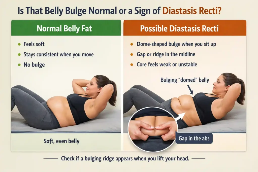 Is That Belly Bulge Normal or a Sign of Diastasis Recti Slough